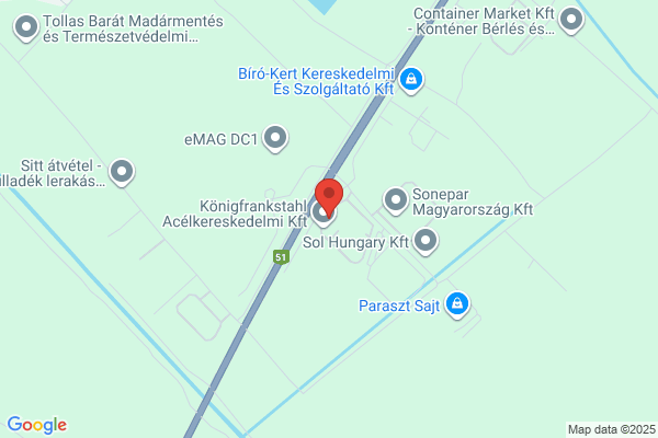 Königfrankstahl Acélkereskedelmi Kft.