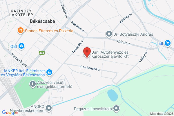 Dani Autófényező és Karoszériajavító Kft.
