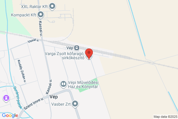 Varga Zsolt kőfaragó, sírkőkészítő