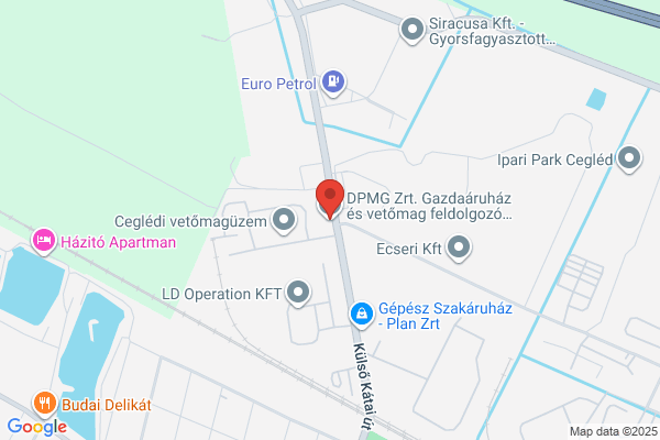 DPMG Zrt. Gazdaáruház és vetőmag feldolgozó üzem