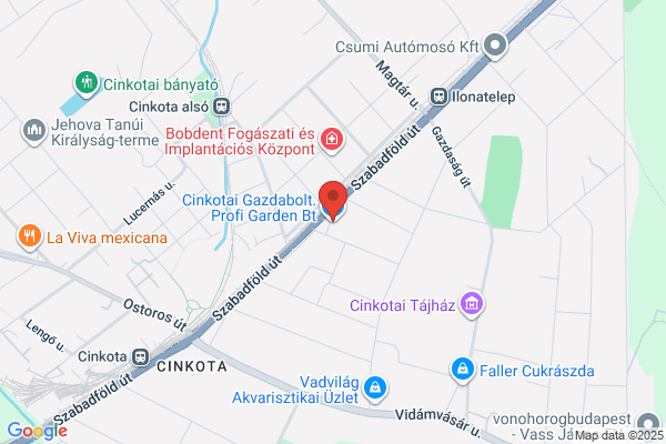 Cinkotai Gazdabolt. Profi Garden Bt.