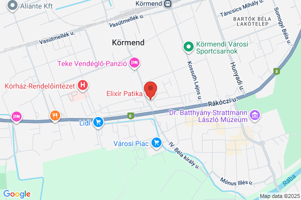 Gyógyszertár Elixír