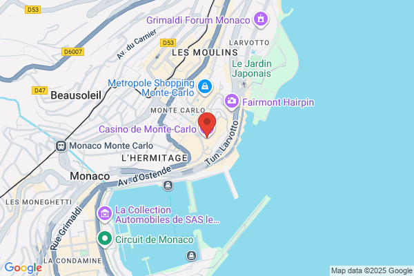 Monte Carlo Casino-Játékterem