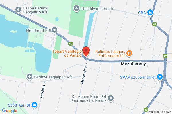 Tópart Panzió Étterme