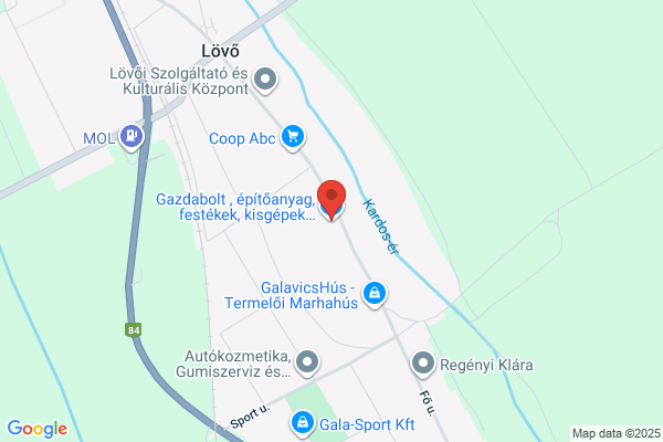 Gazdabolt , építőanyag, festékek, kisgépek Lövő Takács Vilmos