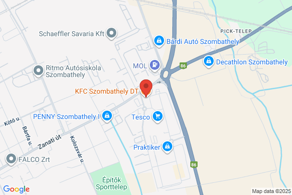 KFC Szombathely Zanati út DT
